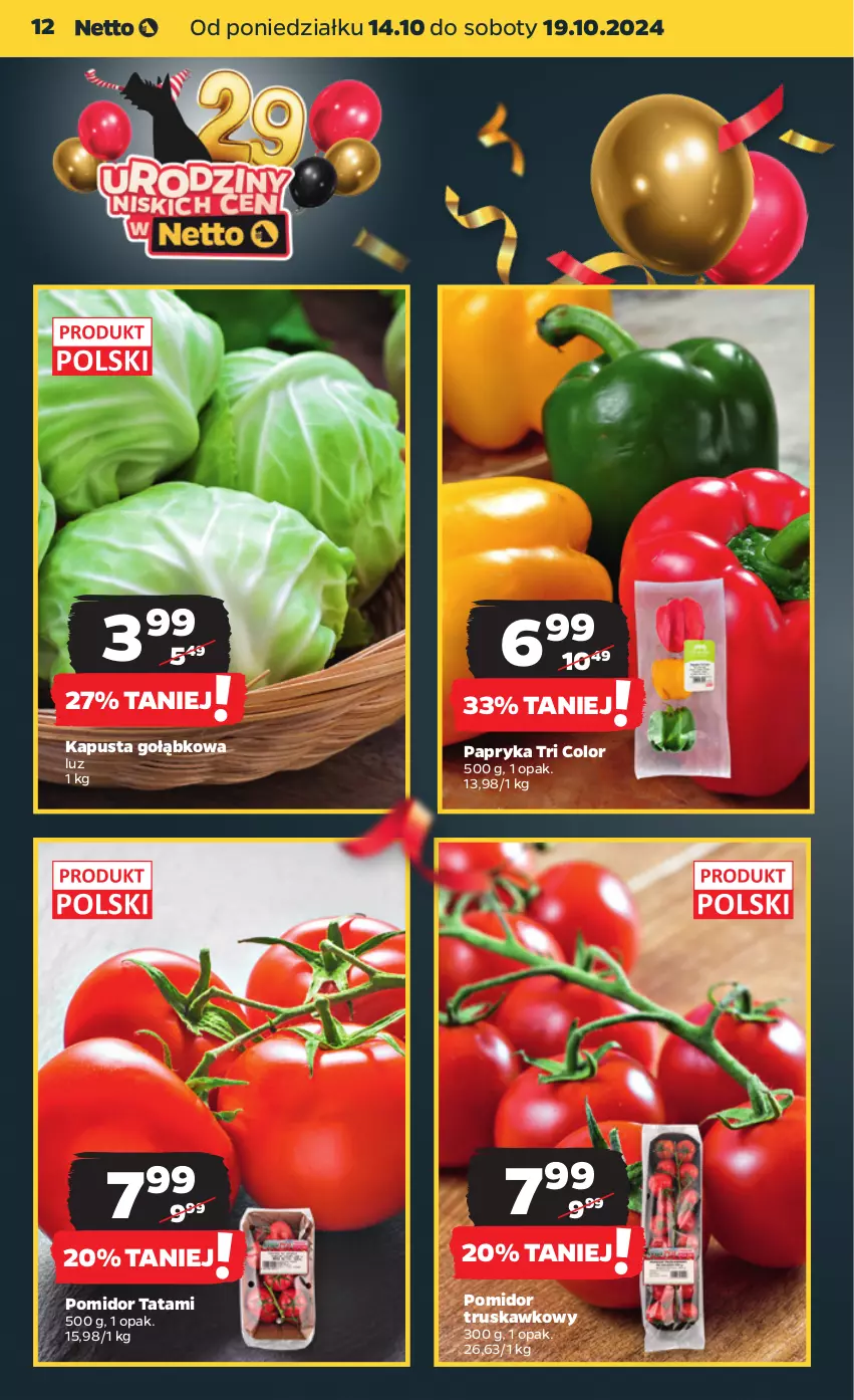 Gazetka promocyjna Netto - Netto Gazetka Food 42/24A - ważna 14.10 do 19.10.2024 - strona 12 - produkty: Papryka