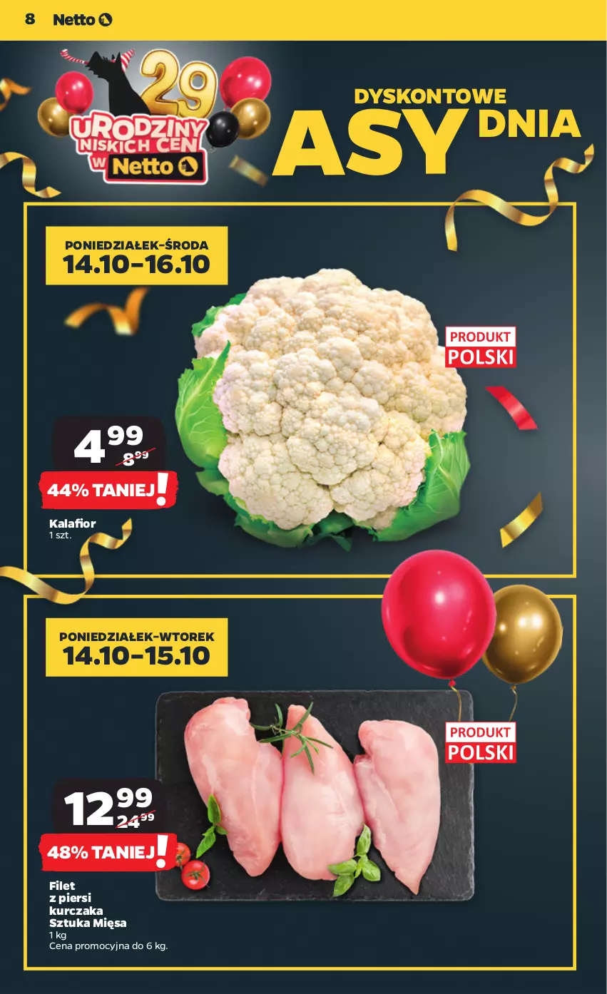 Gazetka promocyjna Netto - Netto Gazetka Food 42/24A - ważna 14.10 do 19.10.2024 - strona 8 - produkty: Filet z piersi kurczaka, Kurczak