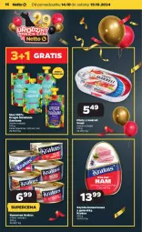 Gazetka promocyjna Netto - Netto Gazetka Food 42/24A - Gazetka - ważna od 19.10 do 19.10.2024 - strona 16 - produkty: Dawtona, Krakus, Ser, Mus, Gra, Szynka konserwowa, Szynka, Graal, Gala