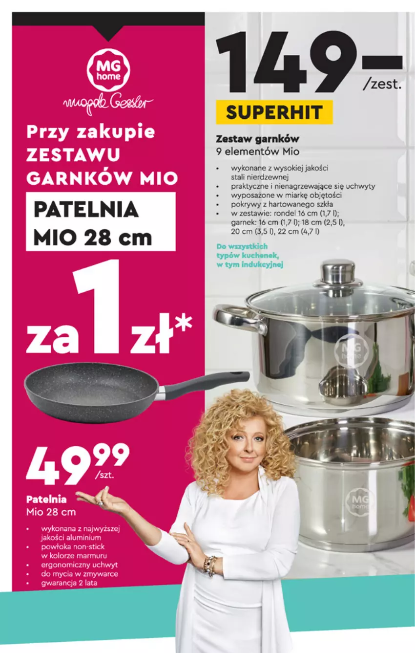 Gazetka promocyjna Biedronka - Okazje tygodnia - ważna 22.02 do 27.02.2021 - strona 2 - produkty: Patelnia, Rondel, Sok, Uchwyty