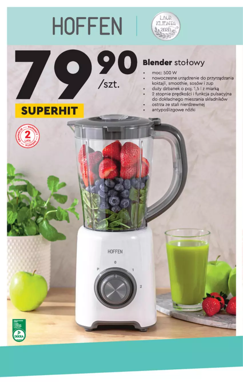 Gazetka promocyjna Biedronka - Okazje tygodnia - ważna 22.02 do 27.02.2021 - strona 4 - produkty: Blender, Dzbanek, Smoothie, Sos, Top