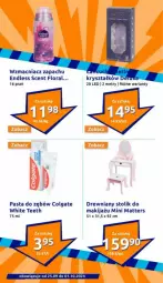 Gazetka promocyjna Action - Gazetka - ważna od 01.10 do 01.10.2024 - strona 15 - produkty: Makijaż, Stolik, Pasta do zębów, Flora, Colgate, LG