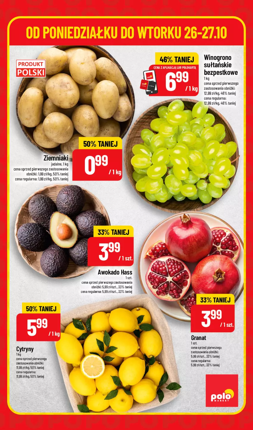 Gazetka promocyjna PoloMarket - Katalog Superhity - ważna 26.10 do 27.10.2026 - strona 3 - produkty: Gra, Granat, Wino, Ziemniaki