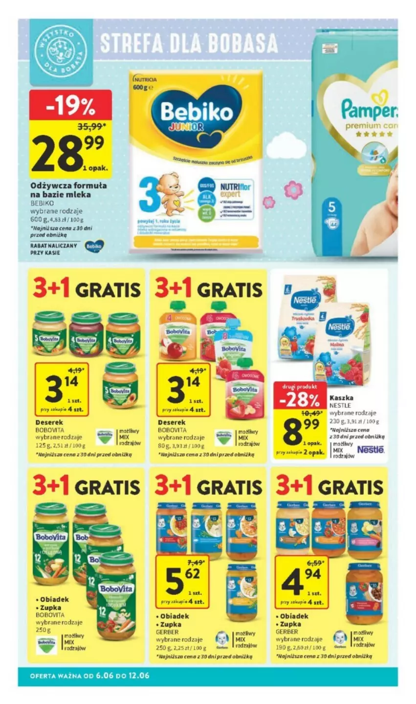 Gazetka promocyjna Intermarche - ważna 06.06 do 12.06.2024 - strona 35 - produkty: Bebiko, BoboVita, Deser, Gerber, Gra, Ser, Serek