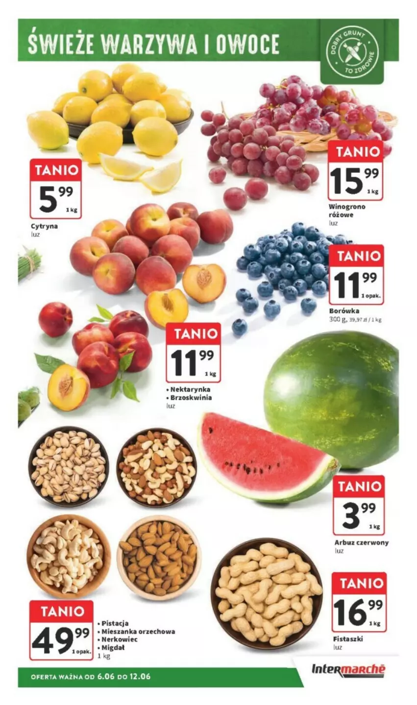 Gazetka promocyjna Intermarche - ważna 06.06 do 12.06.2024 - strona 9 - produkty: Mieszanka orzechowa, Owoce, Warzywa, Warzywa i owoce
