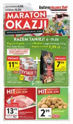Gazetka promocyjna Intermarche - Gazetka - ważna od 12.06 do 12.06.2024 - strona 1 - produkty: Piwa, Gra, Szynka wieprzowa, Tyskie, Szynka