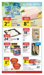 Gazetka promocyjna Intermarche - Gazetka - ważna od 12.06 do 12.06.2024 - strona 15 - produkty: Polędwica, Halibut, Sos, Paprykarz, Ryba, Papryka, Stek, SEKO, Panga, Dega, Szprot, Dorsz, Lazur, Olej, Imbir, Lisner