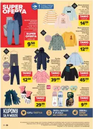 Gazetka promocyjna Carrefour - Gazetka - ważna od 03.02 do 03.02.2024 - strona 30 - produkty: Gin, Kurtka, Klej, Bluza polarowa, Dres, Rękawice, Kombinezon, Legginsy, Dzieci, Bluza, Bluza dresowa