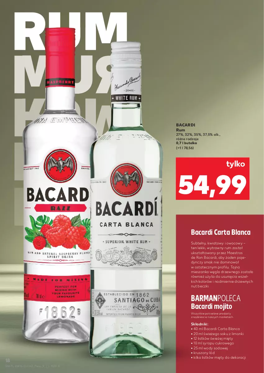 Gazetka promocyjna Kaufland - Barek Kauflandu - ważna 16.04 do 28.04.2026 - strona 18 - produkty: Bacardi, Rum, Sok, Syrop