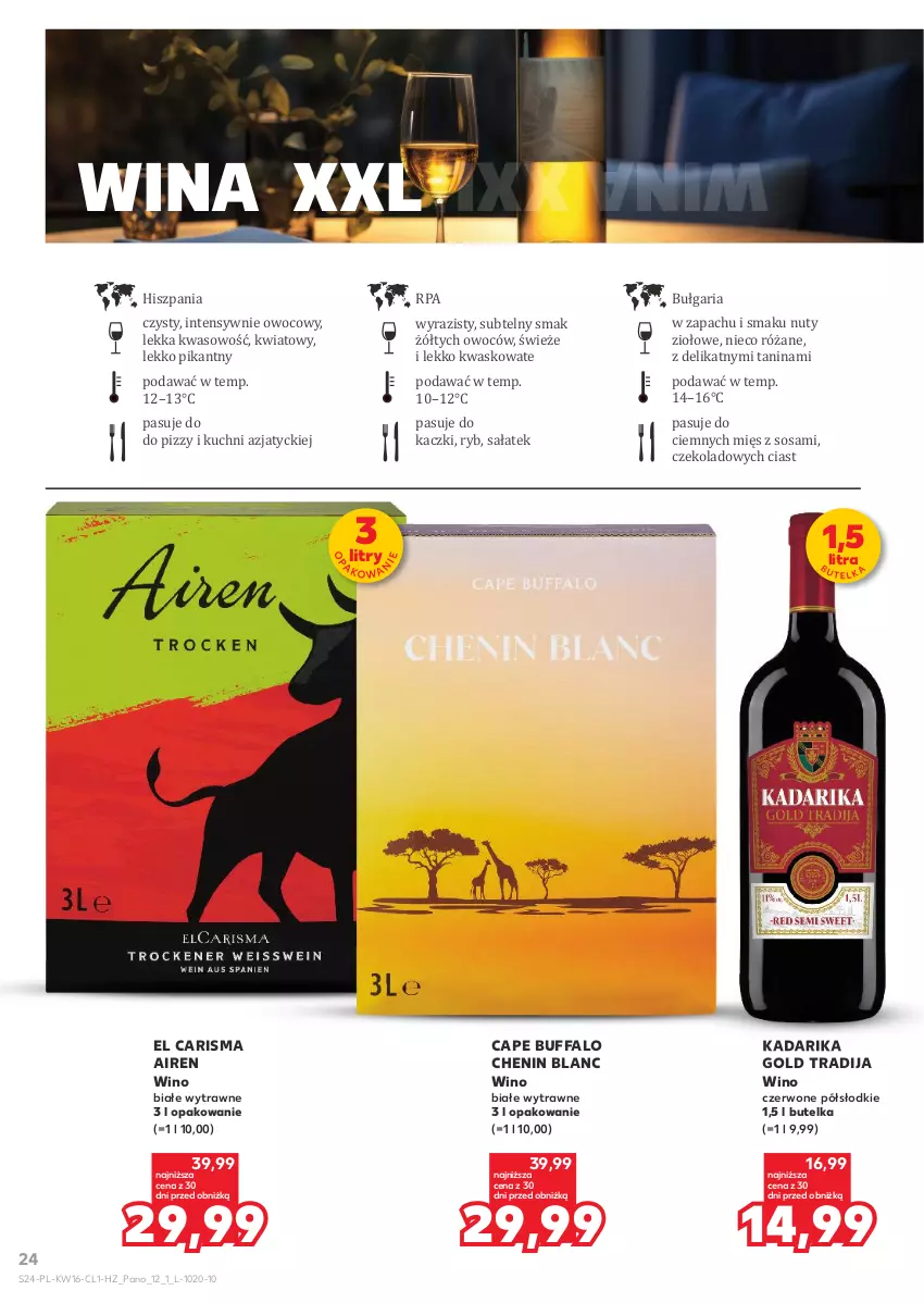 Gazetka promocyjna Kaufland - Barek Kauflandu - ważna 16.04 do 28.04.2026 - strona 24 - produkty: Fa, Nuty, Róża, Sałat, Sos, Wino, Wino białe, Wino czerwone