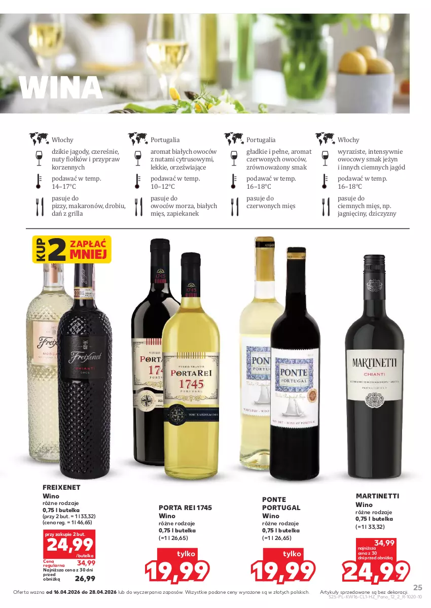 Gazetka promocyjna Kaufland - Barek Kauflandu - ważna 16.04 do 28.04.2026 - strona 25 - produkty: Grill, Jagody, Makaron, Nuty, Por, Wino