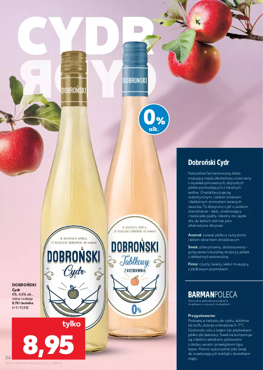 Gazetka promocyjna Kaufland - Barek Kauflandu - ważna 16.04 do 28.04.2026 - strona 26 - produkty: Jabłka, Mus, Napój, Piwa, Plasterki, Sałat, Sałatka, Ser