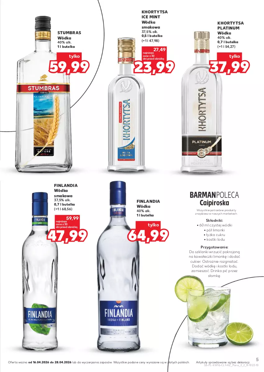 Gazetka promocyjna Kaufland - Barek Kauflandu - ważna 16.04 do 28.04.2026 - strona 5 - produkty: Cukier, Finlandia, Inka, Kawa, Lanki, Wódka