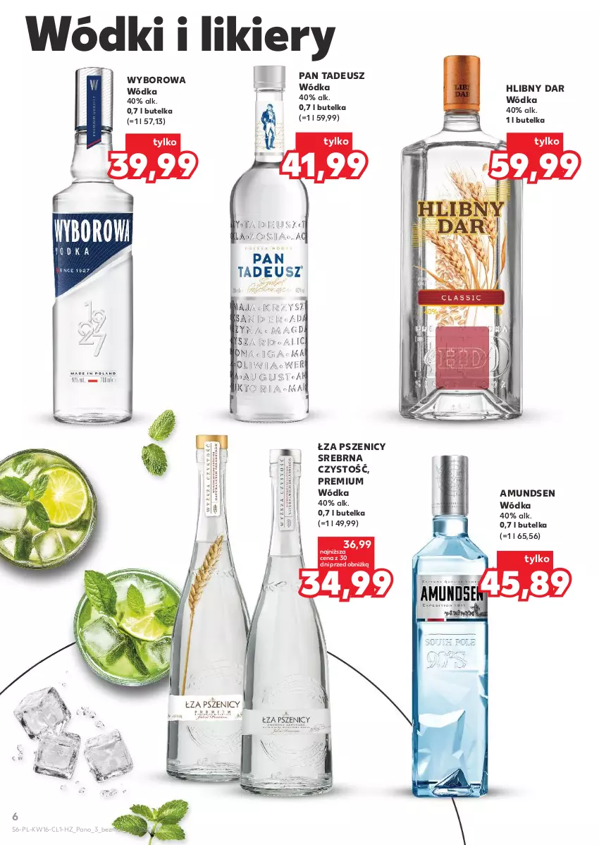 Gazetka promocyjna Kaufland - Barek Kauflandu - ważna 16.04 do 28.04.2026 - strona 6 - produkty: Amundsen, Likier, Wódka, Wyborowa