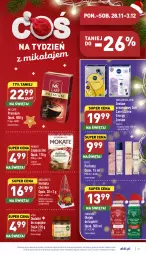 Gazetka promocyjna Aldi - Pełny katalog - Gazetka - ważna od 03.12 do 03.12.2022 - strona 21 - produkty: Zestaw prezentowy, Nivea Men, Rum, Choinka, Inka, Perfum, Kawa mielona, Kawa, Cappuccino, Herbata, Olej, Nivea, Fa
