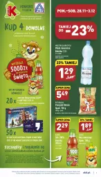 Gazetka promocyjna Aldi - Pełny katalog - Gazetka - ważna od 03.12 do 03.12.2022 - strona 7 - produkty: Sok, Mus, Przysnacki, Szyna, Woda mineralna, Kubuś, Woda