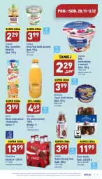 Gazetka promocyjna Aldi - Pełny katalog - Gazetka - ważna od 03.12 do 03.12.2022 - strona 9 - produkty: Sok pomarańczowy, Sok, Ser, Mus, Gry, Piątnica, Jogurt, Coca-Cola, Serek, Bakoma, Tymbark, Napój mleczny, Deser, Twój Smak, Napój, Kefir, Nektar, Hortex