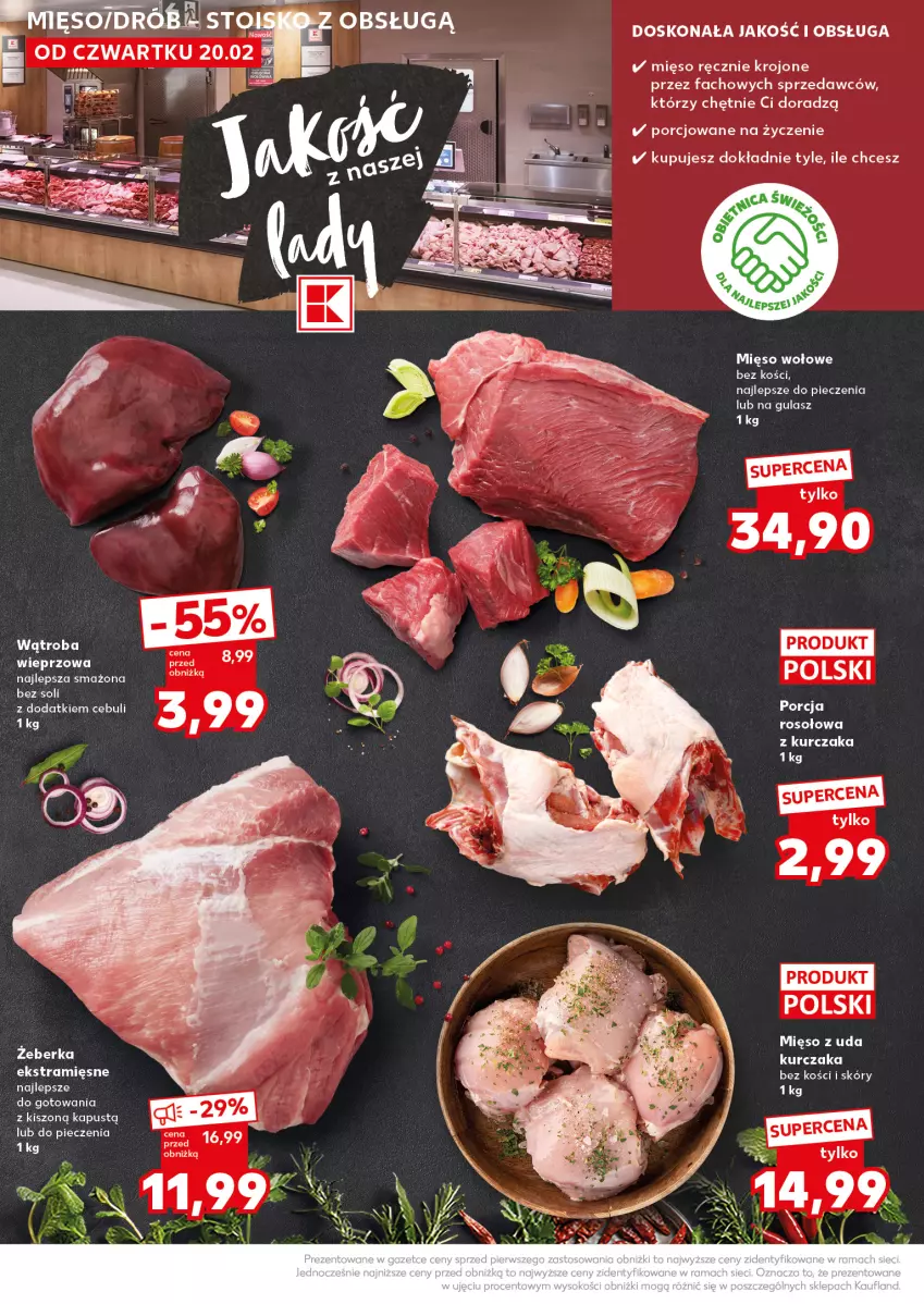 Gazetka promocyjna Kaufland - Mocny Start - ważna 24.02 do 26.02.2025 - strona 18 - produkty: Fa, Kurczak, Mięso, Mięso wołowe, Piec, Por, Top