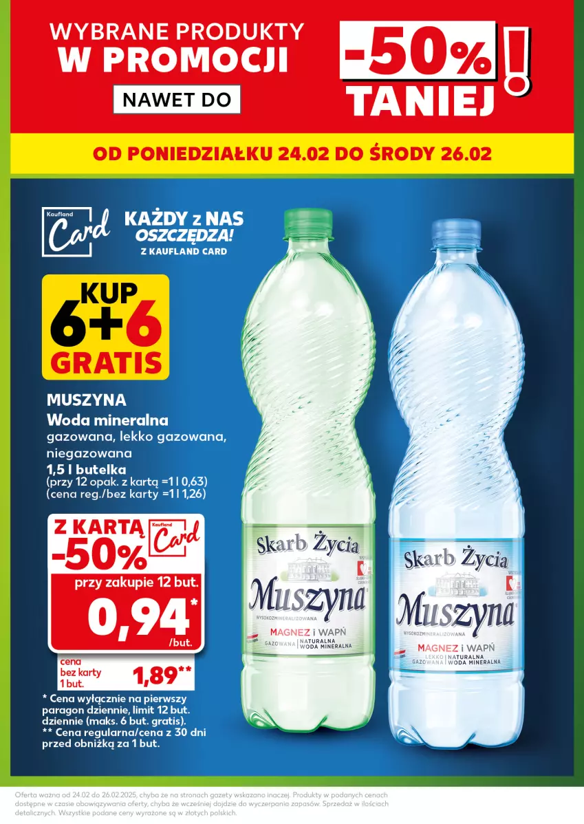 Gazetka promocyjna Kaufland - Mocny Start - ważna 24.02 do 26.02.2025 - strona 3 - produkty: Gra, Mus, Szyna, Woda, Woda mineralna