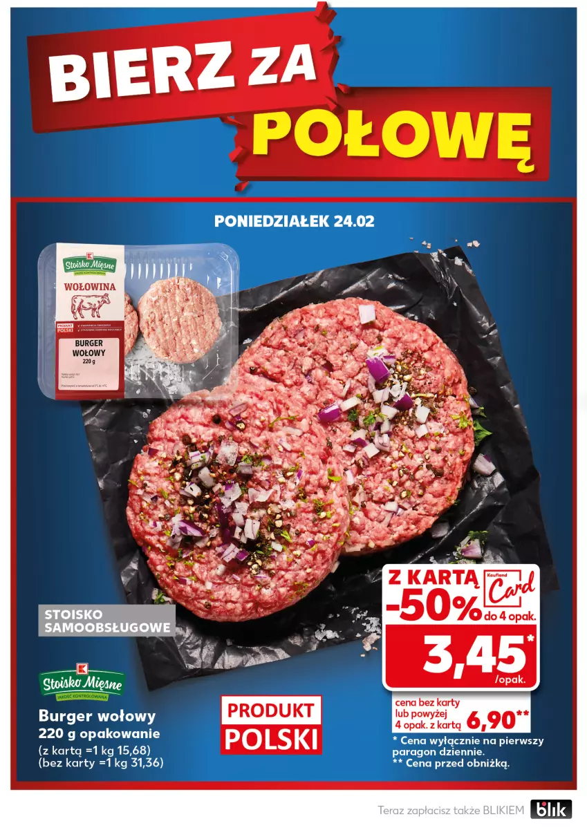 Gazetka promocyjna Kaufland - Mocny Start - ważna 24.02 do 26.02.2025 - strona 6 - produkty: Burger, Wołowina