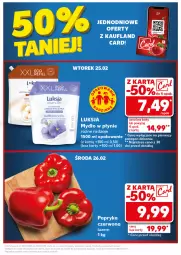 Gazetka promocyjna Kaufland - Mocny Start - Gazetka - ważna od 26.02 do 26.02.2025 - strona 7 - produkty: Mydło w płynie, Papryka czerwona, Papryka, Mydło