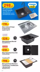 Gazetka promocyjna Castorama - Gazetka - ważna od 10.01 do 10.01.2023 - strona 8 - produkty: Gra, Bateria kuchenna, Zlew, Ociekacz, Prima, Bateria, Zlew stalowy