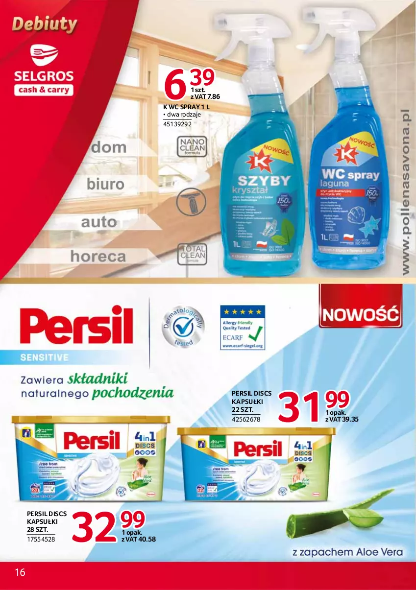 Gazetka promocyjna Selgros - Debiuty w Selgros - ważna 08.03 do 04.08.2021 - strona 16 - produkty: Persil