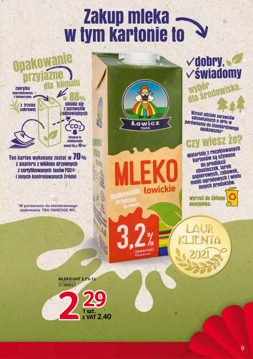 Gazetka promocyjna Selgros - Debiuty w Selgros - ważna 08.03 do 04.08.2021 - strona 9 - produkty: Mleko