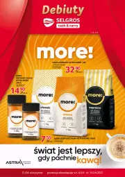 Gazetka promocyjna Selgros - Debiuty w Selgros - Gazetka - ważna od 04.08 do 04.08.2021 - strona 1 - produkty: Kawa rozpuszczalna, Kawa ziarnista, Kawa