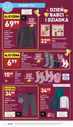 Gazetka promocyjna Aldi - Pełny katalog - Gazetka - ważna od 22.01 do 22.01.2022 - strona 28 - produkty: Sweter, Noż, Karp, Wełna, Spodnie, Bluza, Babeczki