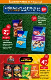 Gazetka promocyjna Żabka - Gazetka - ważna od 17.05 do 17.05.2022 - strona 17 - produkty: Orzeszki, Mieszanka studencka, Chipsy, Felix, Orzeszki ziemne, Lay’s, Napój