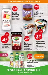 Gazetka promocyjna Żabka - Gazetka - ważna od 17.05 do 17.05.2022 - strona 31 - produkty: Ser, Por, Danone, Piątnica, Jogurt, Activia, Dżem, Serek homogenizowany, Serek, Bakoma, Jogurt pitny, Milka