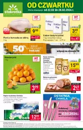 Gazetka promocyjna Stokrotka - Supermarket - Gazetka - ważna od 28.02 do 28.02.2024 - strona 1 - produkty: Kurczak, Mandarynki, Warzywa, Sok, Papier, Cukier, Sokołów, Kawa mielona, Kawa, Papier toaletowy, Lavazza, Owoce, Mięso