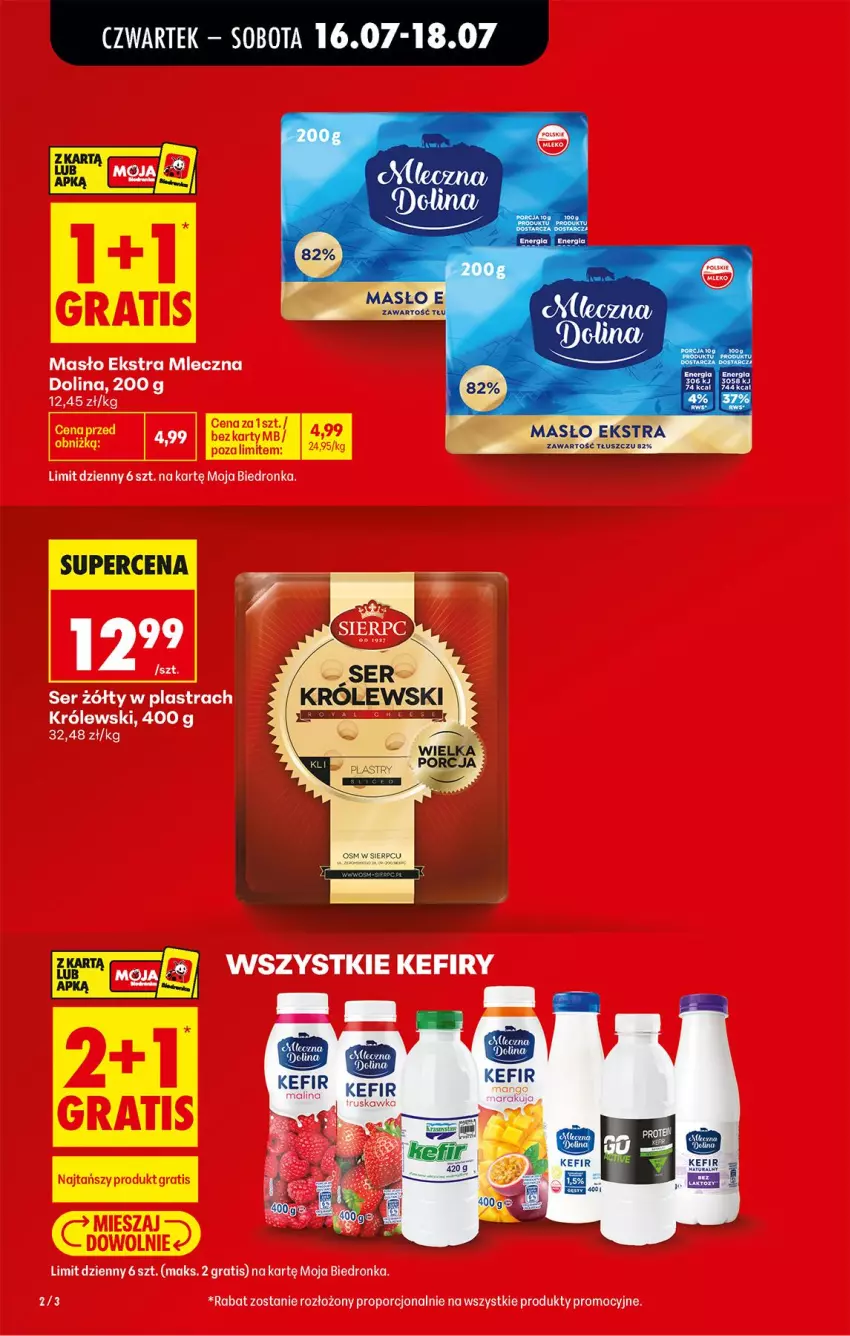 Gazetka promocyjna Biedronka - Od Czwartku - ważna 16.07 do 18.07.2026 - strona 2 - produkty: Gra, Królewski, Masło, Por, Ser
