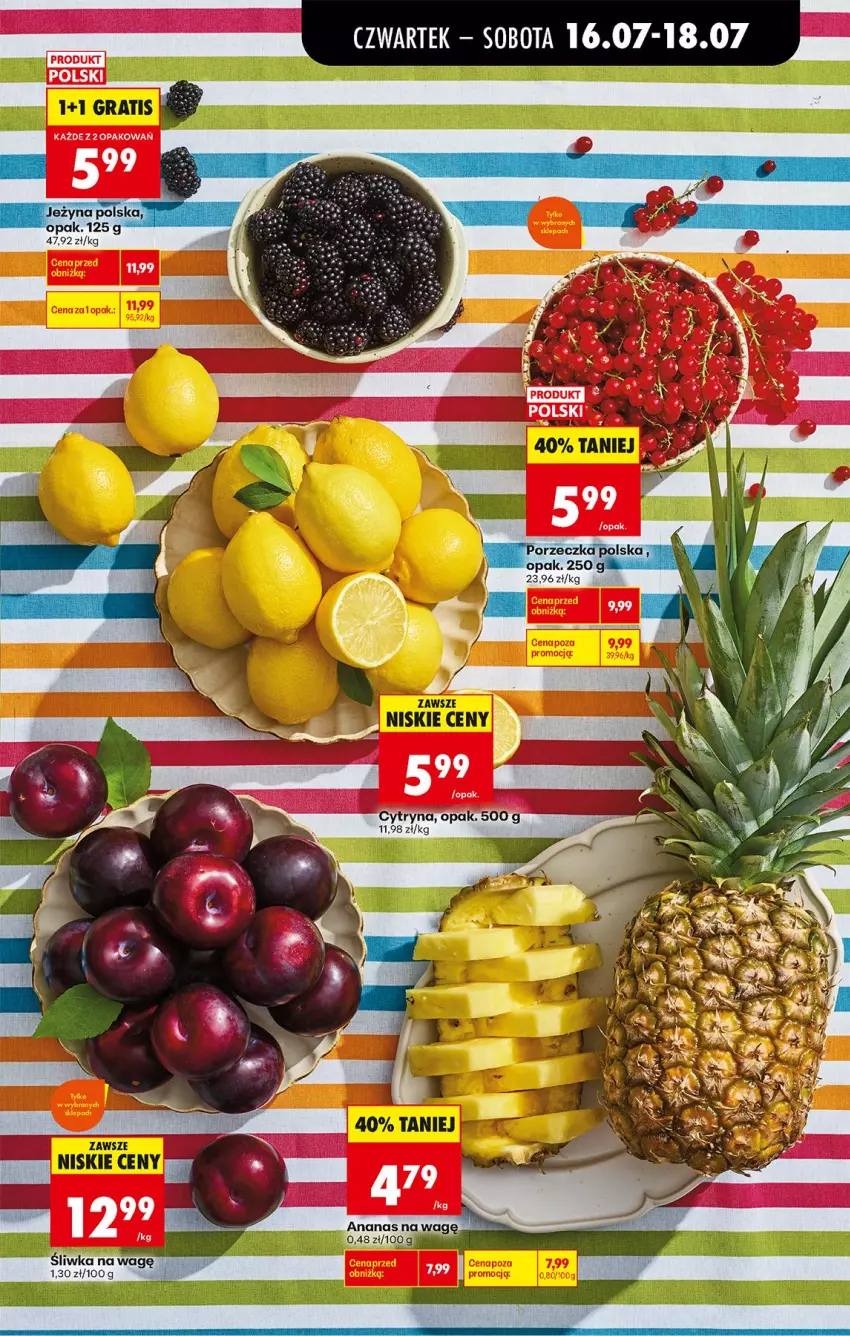 Gazetka promocyjna Biedronka - Od Czwartku - ważna 16.07 do 18.07.2026 - strona 25 - produkty: Ananas