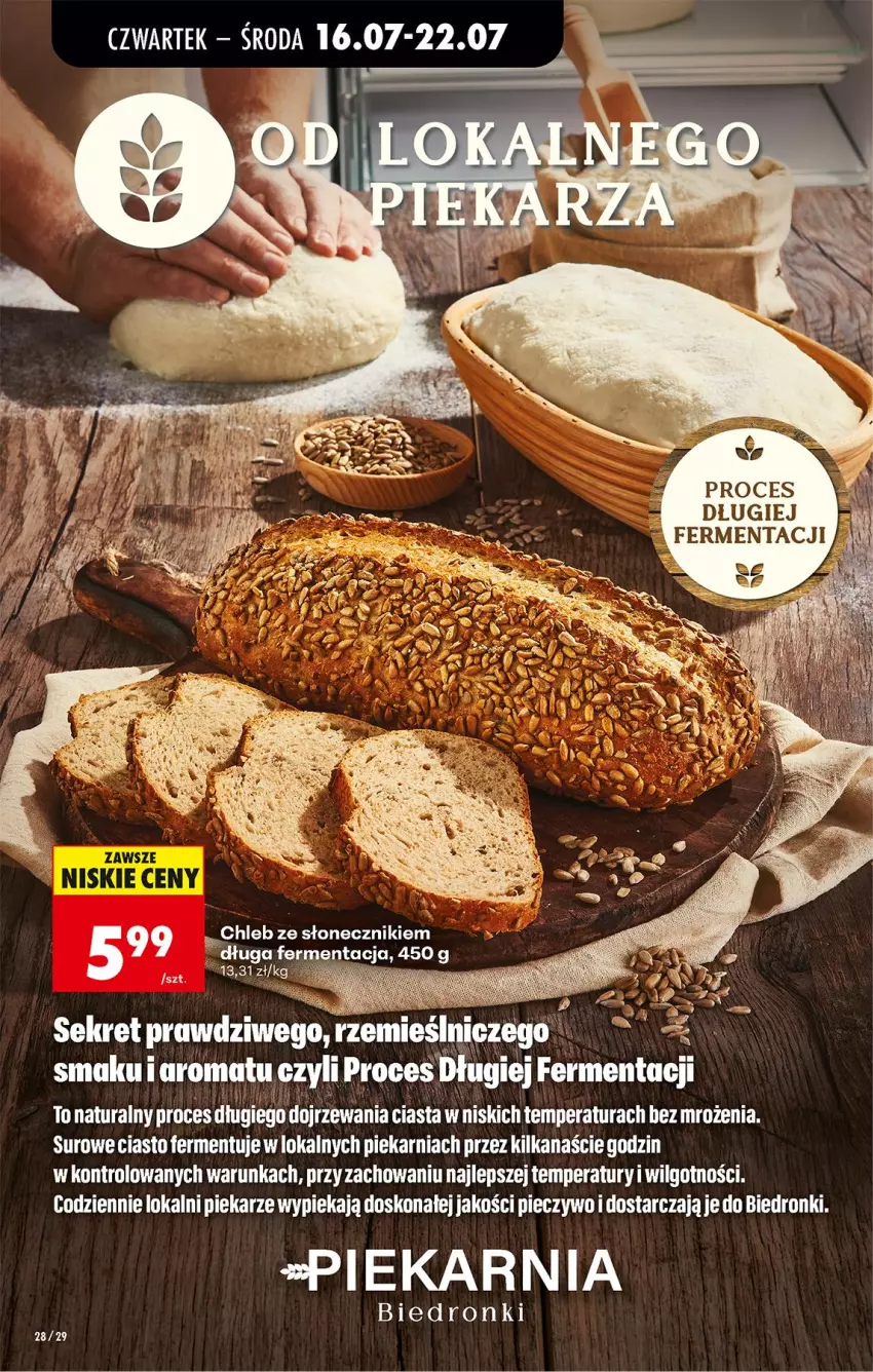 Gazetka promocyjna Biedronka - Od Czwartku - ważna 16.07 do 18.07.2026 - strona 40 - produkty: Chleb, Kret, LG, Manta, Piec, Pieczywo