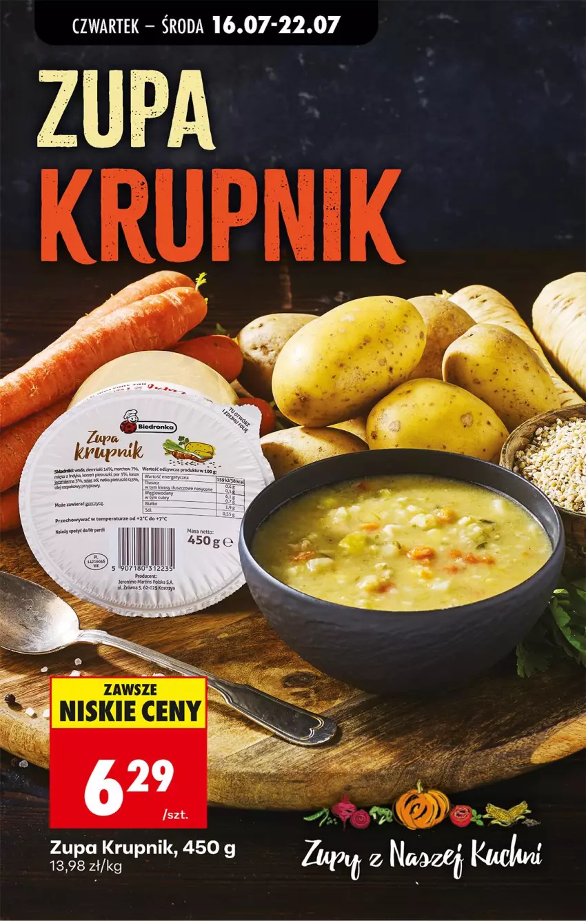 Gazetka promocyjna Biedronka - Od Czwartku - ważna 16.07 do 18.07.2026 - strona 44 - produkty: Krupnik, Olej, Rum, Zupa