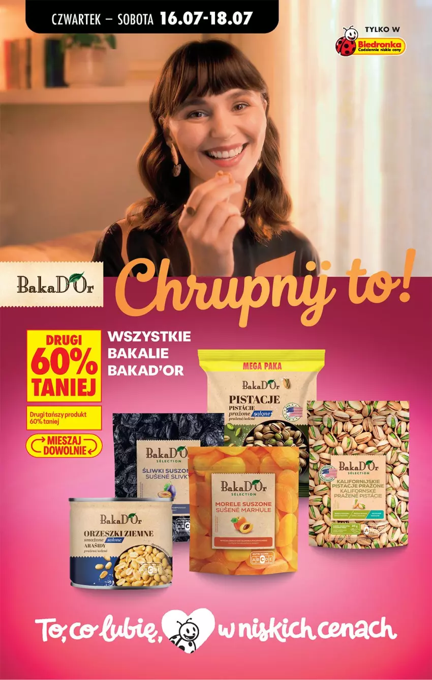 Gazetka promocyjna Biedronka - Od Czwartku - ważna 16.07 do 18.07.2026 - strona 58 - produkty: Fa, Orzeszki, Orzeszki ziemne, Pistacje