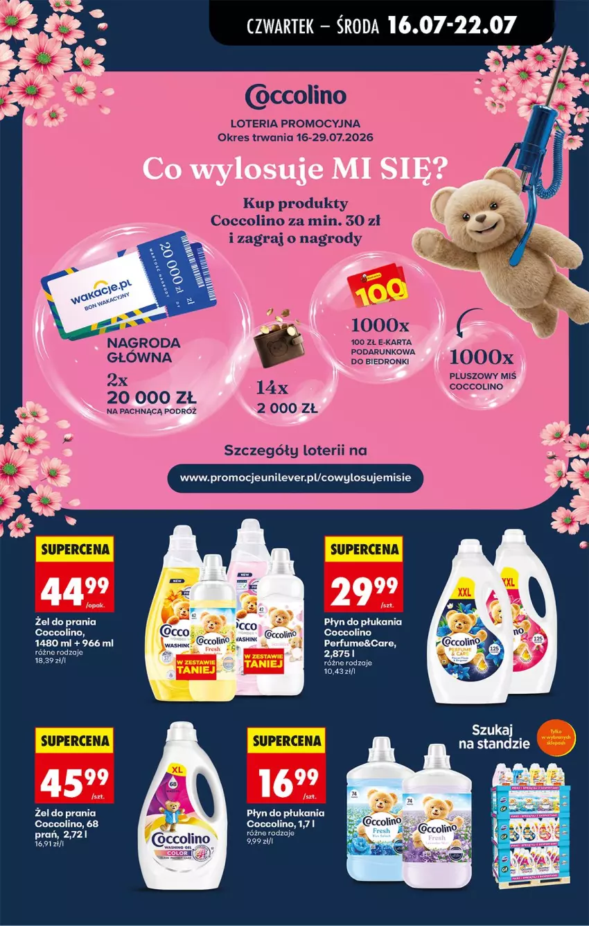 Gazetka promocyjna Biedronka - Od Czwartku - ważna 16.07 do 18.07.2026 - strona 67 - produkty: Coccolino, Perfum, Płyn do płukania
