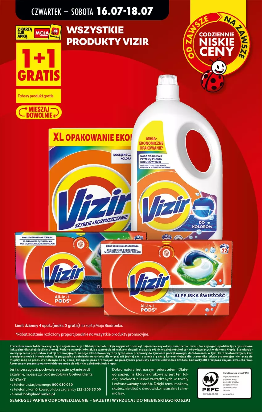 Gazetka promocyjna Biedronka - Od Czwartku - ważna 16.07 do 18.07.2026 - strona 77 - produkty: Gra, Por, Vizir