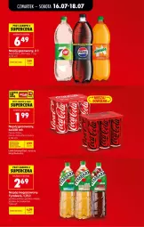 Gazetka promocyjna Biedronka - Od Czwartku - Gazetka - ważna od 18.07 do 18.07.2026 - strona 11 - produkty: Gin, Mirinda, Coca-Cola, Pepsi, Napój gazowany, Tymbark, Napój niegazowany, Napój, Mięta