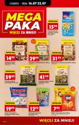 Gazetka promocyjna Biedronka - Od Czwartku - Gazetka - ważna od 18.07 do 18.07.2026 - strona 52 - produkty: Orzechy włoskie, Hama, Pistacje, Top, Mus, Orzeszki, Chipsy, Daktyle, Solan, Miód, Mieszanka orzechowa, Felix, Orzeszki ziemne, Haribo