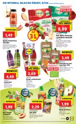 Gazetka promocyjna Lidl - GAZETKA - Gazetka - ważna od 07.04 do 07.04.2021 - strona 35 - produkty: Kasza jaglana, Sok, Por, Pur, Mus, Acer, Róża, Morela, LANA, Fortuna, Owsianka, Dzika róża, Syrop, Owoce, Kubuś, Arbuz, Woda, Gres, Kasza, Mango, Napój, Grejpfrut