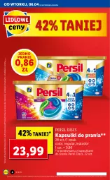 Gazetka promocyjna Lidl - GAZETKA - Gazetka - ważna od 07.04 do 07.04.2021 - strona 4 - produkty: Por, Persil, Kapsułki do prania