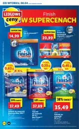 Gazetka promocyjna Lidl - GAZETKA - Gazetka - ważna od 07.04 do 07.04.2021 - strona 40 - produkty: Sól, Por, Finish, Tablet, Zmywarki, Tabletki do zmywarki