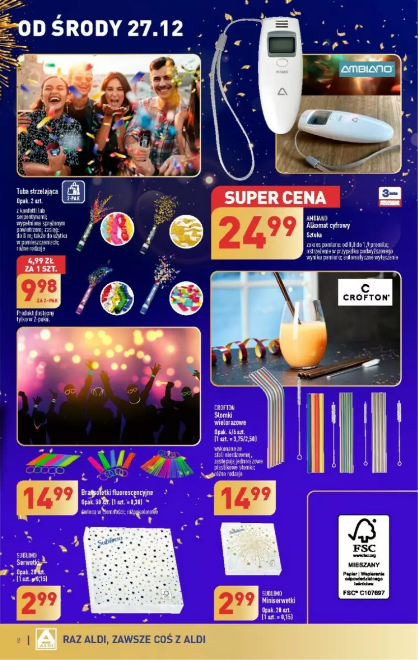 Gazetka promocyjna Aldi - ważna 27.12 do 30.12.2023 - strona 11 - produkty: Alkomat, Papier