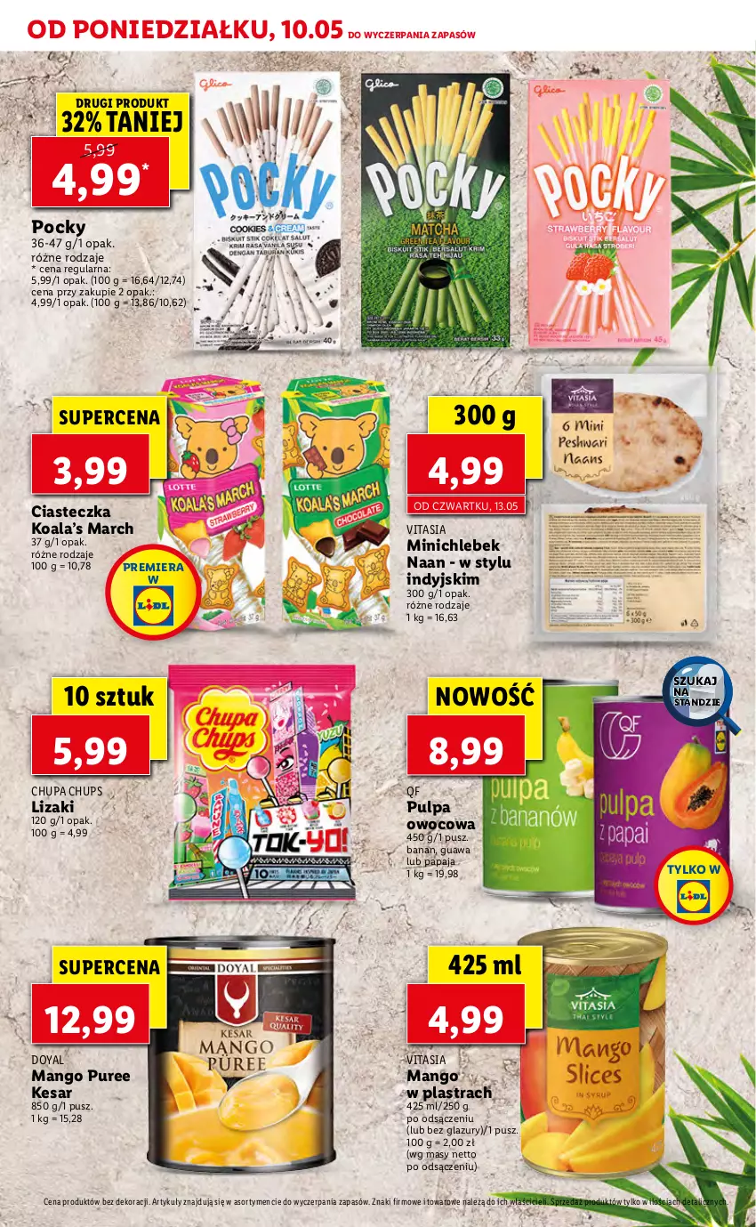 Gazetka promocyjna Lidl - TYDZIEŃ AZJATYCKI - ważna 10.05 do 15.05.2021 - strona 27 - produkty: Chleb, Chupa Chups, Lazur, Lizaki, Mango, Papaja, Pur