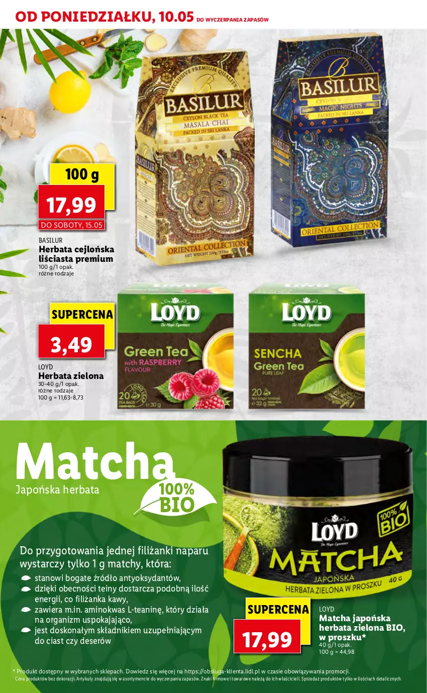 Gazetka promocyjna Lidl - TYDZIEŃ AZJATYCKI - ważna 10.05 do 15.05.2021 - strona 32 - produkty: Deser, Filiżanka, Herbata, Loyd, Ser