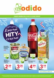 Gazetka promocyjna Odido - Plakat - Gazetka - ważna od 16.12 do 16.12.2021 - strona 1 - produkty: Sok, Ser, Kukurydza konserwowa, Coca-Cola, Serek, Napój gazowany, Pudliszki, Napój, Almette, Groszek, Kukurydza, Hortex