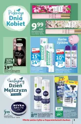 Gazetka promocyjna Auchan - Pięknego Dnia Kobiet Supermarkety - Gazetka - ważna od 10.03 do 10.03.2021 - strona 5 - produkty: Nivea Men, Pianka do golenia, Dior, Szynka, Garnier, Maszynka, Maszynka do golenia, Nivea, Fa